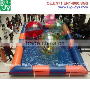 Green Plastic Bubble Ball Pool Inflatable Swimming Pool for Amusement photo-2
