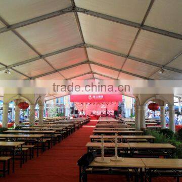 Aluminum frame tent for beer festival