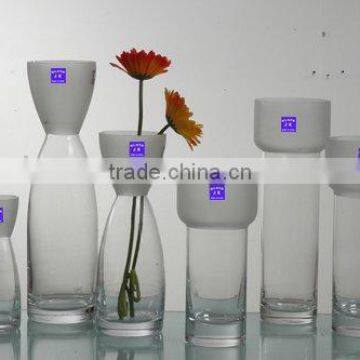 clear glass vase