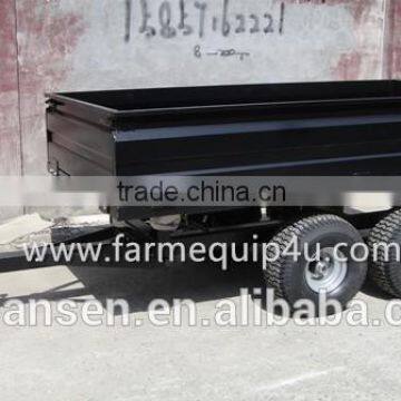 4Wheel Dump Trailer With Hydraulic Power Unit,self-dump Trailer,single Axle Trailer photo-3