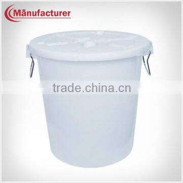 110L Outdoor Street White Plastic Bulk Waste Bucket Dustbin/Waste Pail/Garbage Bucket