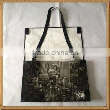 Black postman non woven bag