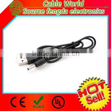 USB to DC 5V 3.5mm power cable