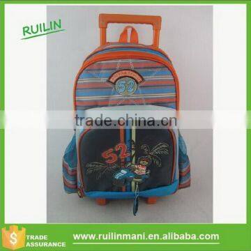 16" Latest Trolley School Bag For Teenagers Boys