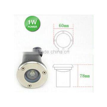 Waterproof 1w underground led light with ce rohs certificate