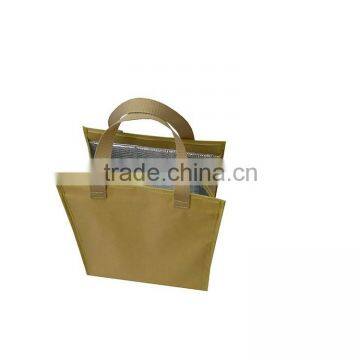 best stylish fold cheap kraft paper cooler bag lunch cooler bag wholesale