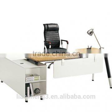 Modern Modular Silvery White Office Workstation photo-5
