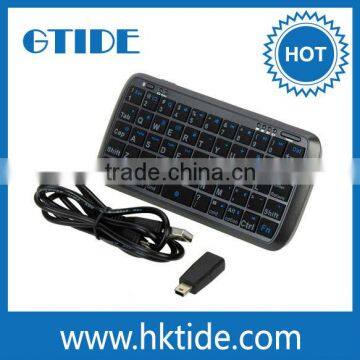 CE ROHS FCC Customized Silicon Bluetooth Keyboard with Power Bank For Smartphone Tablet PC