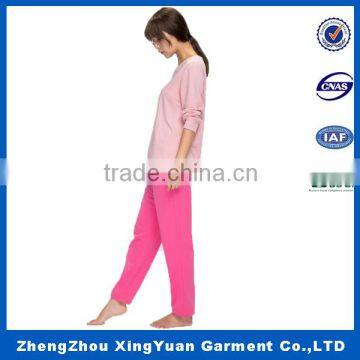 100% cotton sexy women adult wholesale fleece Pajama Pants