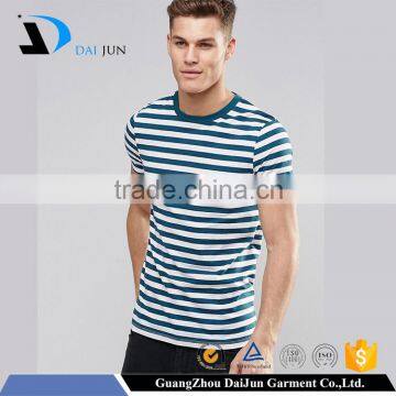 new arrival men dri fit golf 100 cotton algodon flat knit stripe t-shirt