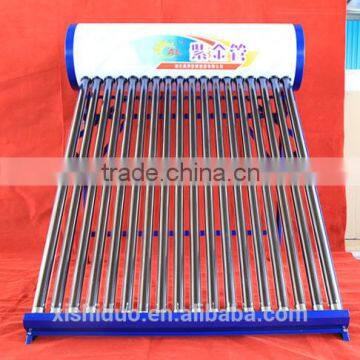 Hot sale non-pressure 18pcs vacuum tube solar water heater