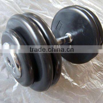 Rubber Dumbbell rubber coated dumbbell