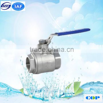 1/4"~2" NPT thread 2 PC ball valve