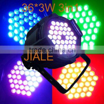 RGB 3in1 Led par 64 light 36x3w