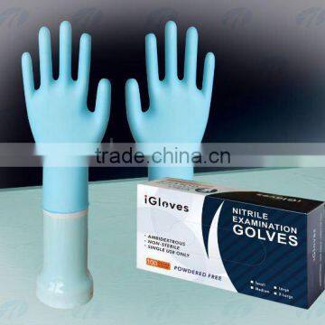 [Gold Supplier] HOT ! black disposable gloves