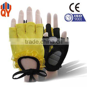 Cute Women Fingerless Sports Bike Gloves