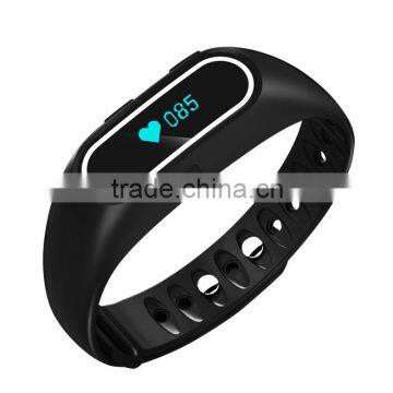 2016 Best price private bluetooth smart bracelet sport healthy activity tracker with pedometer heart rate detector