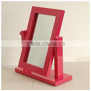 Small Framed Desk glass mirror