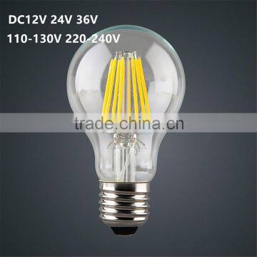 Dimmable 2w 4w 6w 8w 10w A55 A60 E27 B22 Led Filament Bulb 110V 220V