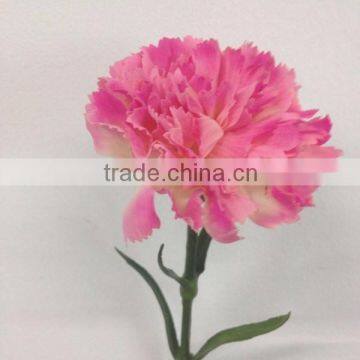 real touch carnation artificial fabric flower making for Mother's day