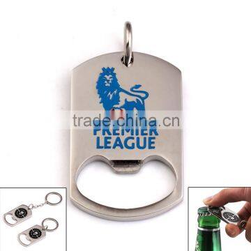 Fashion Stainless Steel Pendant Bottle Opener With Lioin Dog Tag photo-3