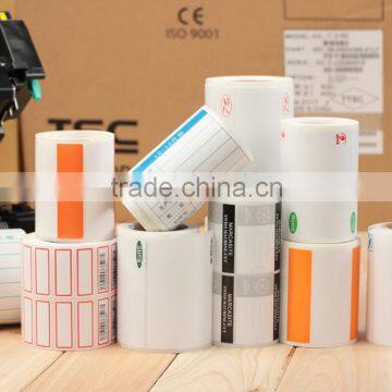 Direct thermal paper adhesive stickers die cut packaging label rolls