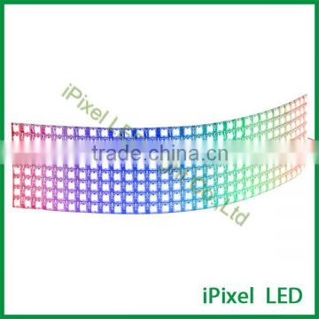 SMD 5050 smart Flexible 8 * 32 RGB micro led flashing panel lights