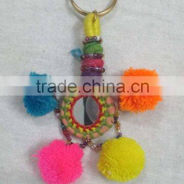 Banjara Tribal Beaded Hair Hanging Tribal Tassels key ring