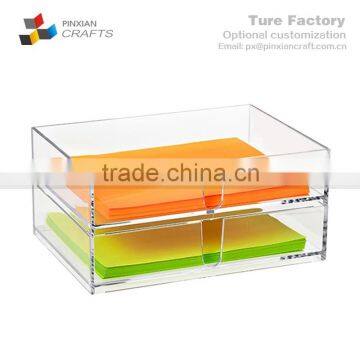 factory custom acrylic cosmetic organizer with drawers processing Acrylic display stand case box