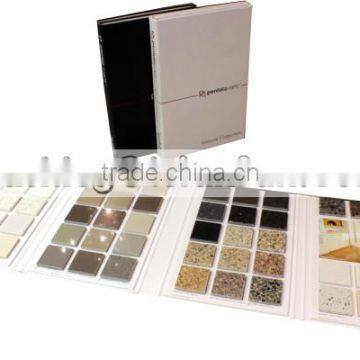 tsianfan custom quartz stone sample books/quartz stone display folders PY008-10