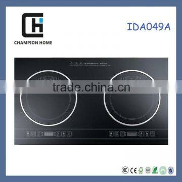 2 burners LED display induction cooker