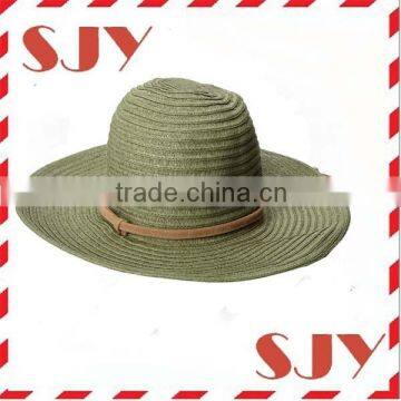 Mexican sombrero wide brim paper polyester floppy hat