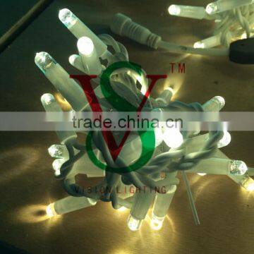 Zhongshan Vision factory price rubber cable blister pure copper wire led string lights