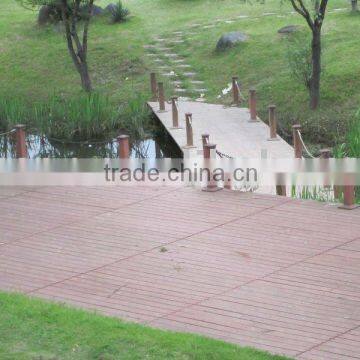 WPC waterfront flat decking/floor