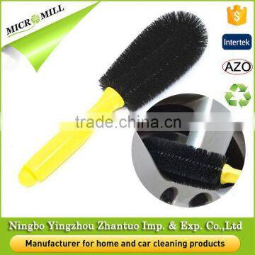 Car tire cleaning brush for washing trucks, soft bristle car wash brush