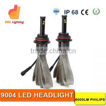 hot sale 4 generation led headlight double lamps h4 h13 9004 9007 high low beam car led headlight led auto headlight