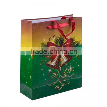 Special Custom Made printed ,paper christmas gift bags