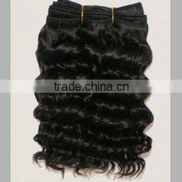 machine weft curly hair