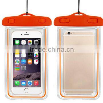 2015 Fluorescent Swimming Mobile Phone Pvc Waterproof Bag photo-4