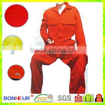 600d polyester waterproof fabric HV red for working coveralls(TPC733)