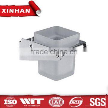 High quality bathroom accessories set stainless steel and glass single tumbler holder,cup holder