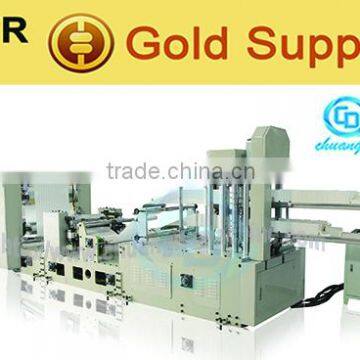 J: CDH-200-400H 2 Lines output High Speed Napkin Machine