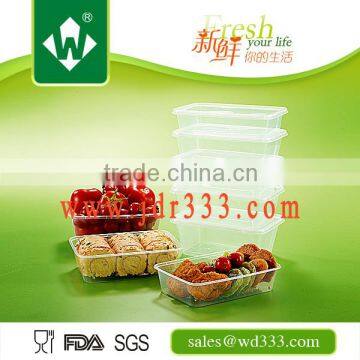 Hot Sell Rectangular PP Eco-friendly Lunch Box