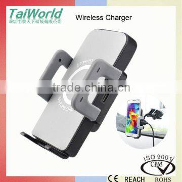 2 Port USB Car Wireless Mobile Charger Dash-mounted Holders photo-5