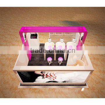 Nail Bar Kiosk for Manicure Table in Mall photo-6
