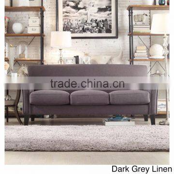 Wholesale latest fabric sofa wooden frame 3 seater sofa lobby sofa design