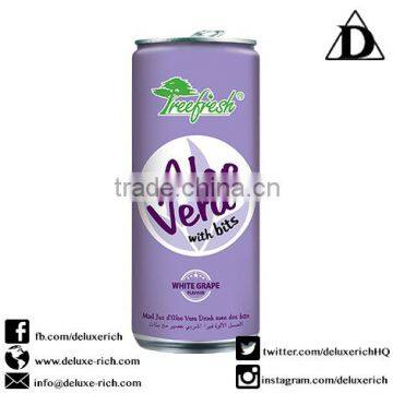 White Grape Aloe Vera Juice Drink With Bits