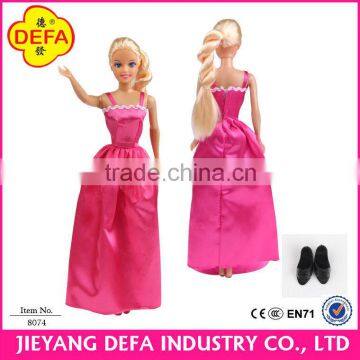 fashion doll suitable for 3+ children with bendable body