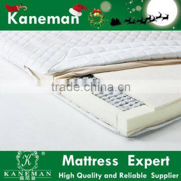 Natural latex 12 inch mattress queen size pocket spring mattress