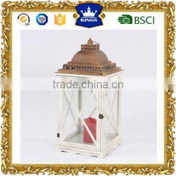 Wood Candle Lanterns for Home & Garden Decoration